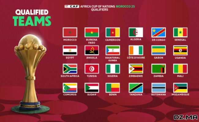 ترتيب مجموعات كأس أمم أفريقيا 2026 بتاريخ اليوم 30 دجنبر 2025