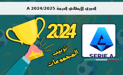 ترتيب الدوري الإيطالي الدرجة A 2024/2025 حتى الجولة الثالثة 3