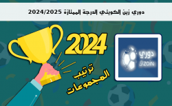 ترتيب دوري زين الكويتي الدرجة الممتازة 2024/2025 حتى الجولة الثالثة 3