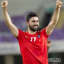 عمر خربين مهاجم نادي الوحدة