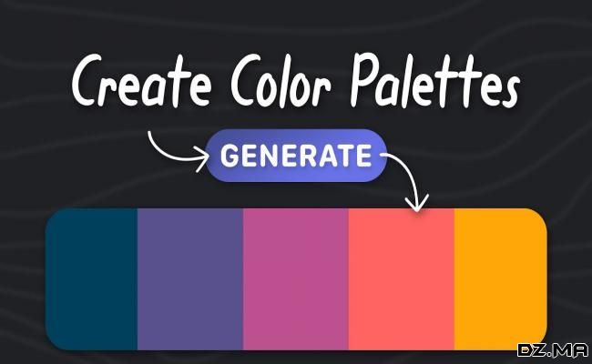 لوحة الألوان العشوائية